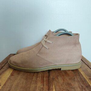 J Crew Desert Boots Shoes Women's Size 7.5 Suede Leather Chukka Casual Morocco
